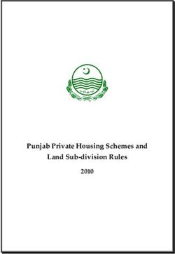 Punjab Private Housing Schemes and Land Sub-division Rules 2010