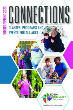 CLASSES, PROGRAMS AND EVENTS FOR ALL AGES - EDINA COMMUNITY - Edina Public Schools