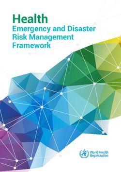 Health Emergency and Disaster Risk Management Framework - World ...