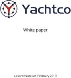 White paper Last revision: 4th February 2019 - Yachtco