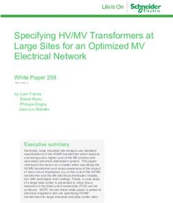 Specifying HV/MV Transformers at Large Sites for an Optimized MV Electrical Network