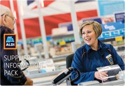 SUPPLIER INFORMATION PACK