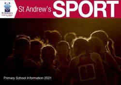 2019Primary School Information 2021 - St Andrew's Anglican College