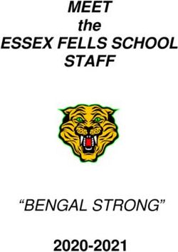 MEET ESSEX FELLS SCHOOL STAFF - "BENGAL STRONG"