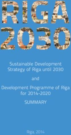 SUMMARY Sustainable Development Strategy of Riga until 2030 and Development Programme of Riga for 2014-2020 - Riga, 2014 - rdpad