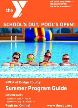 Summer Program Guide YMCA of Dodge County - SCHOOL'S OUT, POOL'S OPEN!