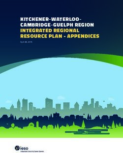 KITCHENER-WATERLOO-CAMBRIDGE-GUELPH REGION INTEGRATED REGIONAL RESOURCE PLAN - APPENDICES - April 28, 2015 - Hydro One