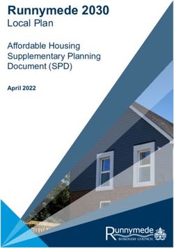 Runnymede 2030 Local Plan - Affordable Housing Supplementary Planning Document (SPD)