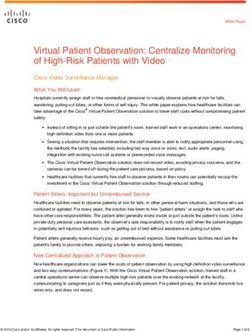Virtual Patient Observation: Centralize Monitoring of High-Risk Patients with Video