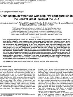 Grain sorghum water use with skip-row configuration in the Central Great Plains of the USA