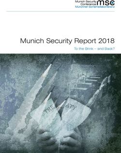 Munich Security Report 2018 - To the Brink - and Back? - Münchner Sicherheitskonferenz