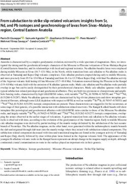 From subduction to strike slip related volcanism: insights from Sr, Nd, and Pb isotopes and geochronology of lavas from Sivas-Malatya region ...