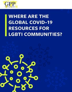 WHERE ARE THE GLOBAL COVID-19 RESOURCES FOR LGBTI COMMUNITIES?