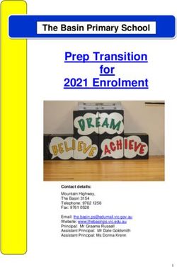 Prep Transition for 2021 Enrolment - The Basin Primary School - The Basin Primary ...