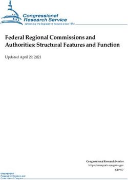 Federal Regional Commissions and Authorities: Structural Features and Function - Updated April 29, 2021 - Every CRS ...