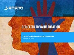 DEDICATED TO VALUE CREATION - Citi 2019 Global Property CEO Conference March 4 - 5, 2019 - Sabra Health Care REIT, Inc