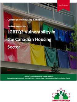 LGBTQ2 Vulnerability in - the Canadian Housing