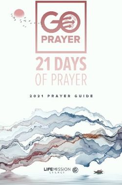 2021 PRAYER GUIDE - LifeMission Church