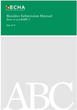 Biocides Submission Manual - How to use R4BP 3 May 2018 How to use R4BP 3 - Europa EU