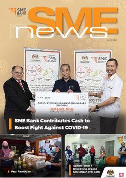 SME Bank Contributes Cash to Boost Fight Against COVID-19 P.4 - Agihan Tamar & Biskut Raya kepada Kakitangan SME Bank