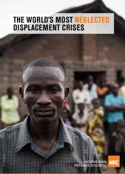 THE WORLD'S MOST NEGLECTED DISPLACEMENT CRISES - NRC
