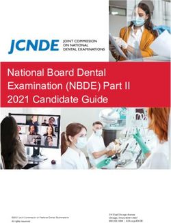 National Board Dental Examination (NBDE) Part II 2021 Candidate Guide - American Dental Association