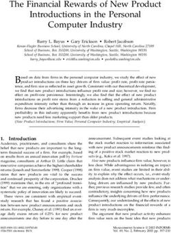 The Financial Rewards of New Product Introductions in the Personal Computer Industry