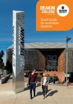 Quick Guide For Australian Students - Deakin College