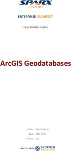 ArcGIS Geodatabases ENTERPRISE ARCHITECT - User Guide Series - CREATED ...