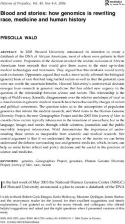 Blood and stories: how genomics is rewriting race, medicine and human history