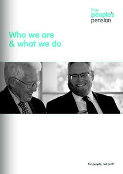 Who we are & what we do - For people, not profit - The People's Pension