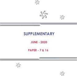 SUPPLEMENTARY JUNE 2020 - PAPER - 7 & 16 - ICmai