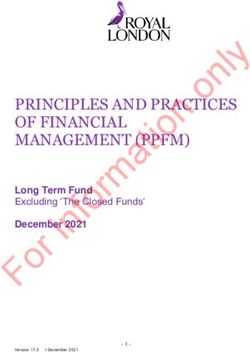 PRINCIPLES AND PRACTICES OF FINANCIAL MANAGEMENT (PPFM) - Long Term Fund Excluding 'The Closed Funds' - Royal London