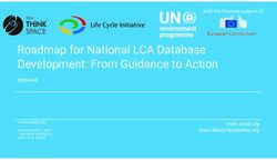 Roadmap for National LCA Database Development: From Guidance to Action - WEBINAR with the financial support of