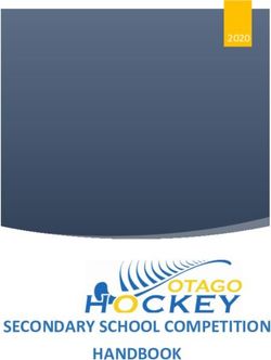 SECONDARY SCHOOL COMPETITION HANDBOOK 2020 - Otago Hockey ...