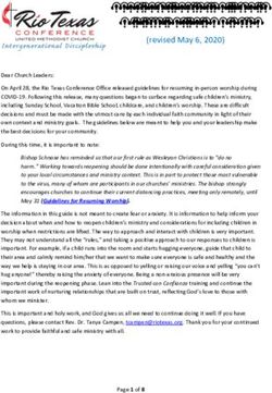 Considerations for Children's Ministry During COVID-19