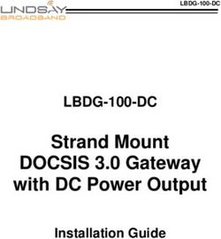 Strand Mount DOCSIS 3.0 Gateway with DC Power Output - LBDG-100-DC - Installation Guide