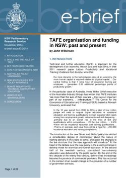 TAFE organisation and funding in NSW: past and present