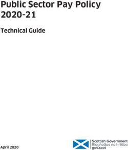 Public Sector Pay Policy 2020-21 - Technical Guide - April 2020 - The ...