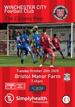 WINCHESTER CITY Football Club The Citizens Post - Bristol Manor Farm Tuesday October 20th 2020 - Winchester City FC