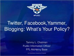 TWITTER, FACEBOOK,YAMMER, BLOGGING: WHAT'S YOUR POLICY? - TAMMY L. CHATMAN PUBLIC INFORMATION OFFICER FFL-MCHENRY BASE
