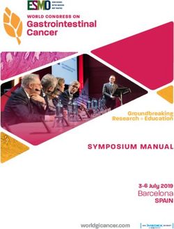 SYMPOSIUM MANUAL - World Congress on Gastrointestinal Cancer