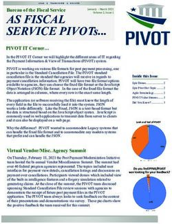 AS FISCAL SERVICE PIVOTs - Bureau of the Fiscal Service