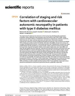 Correlation Of Staging And Risk Factors With Cardiovascular Autonomic ...