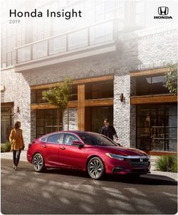 Honda Insight 2019 - Amazon AWS