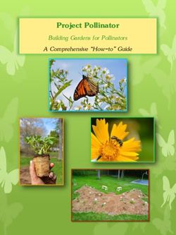 Project Pollinator Building Gardens for Pollinators A Comprehensive "How-to" Guide - US Fish and Wildlife Service
