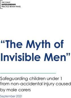 "The Myth of Invisible Men" - Safeguarding children under 1 from non-accidental injury caused by male carers - GOV.UK