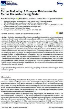 Marine Biofouling: A European Database for the Marine Renewable Energy Sector - MDPI