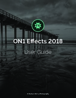 on1 effects 2018 vignette