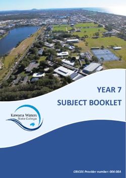 YEAR 7 SUBJECT BOOKLET - CRICOS Provider number: 006 08A - Kawana Waters ...